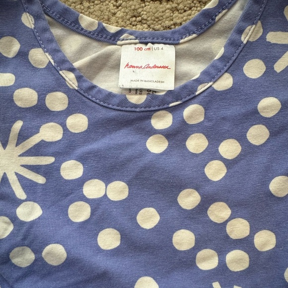 Great Used Condition, Hanna Andersson patterned dress. Size 4 - Picture 2 of 2